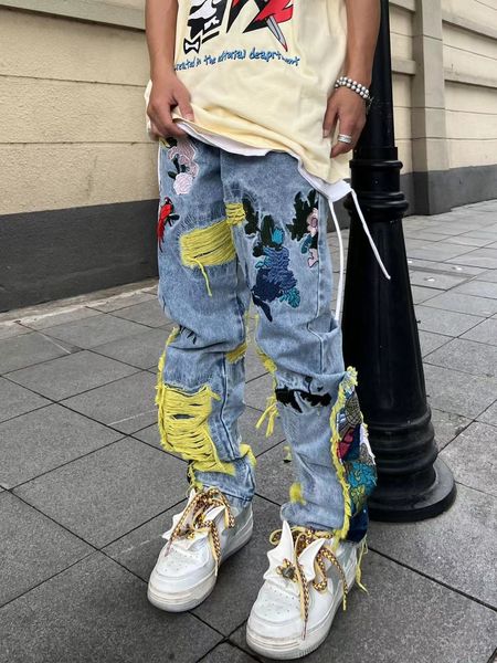 mens jeans designer fashion jeans for men and women designed brushed embroidery hiphop street blast straight leg loose mop couple pants, Blue
mens jeans designer fashion jeans for men and women designed brushed embroidery hiphop street blast straight leg loose mop couple pants, Blue