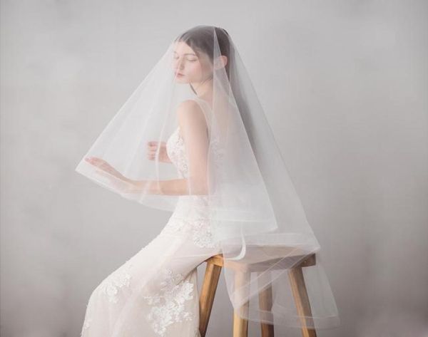 bridal veils with ribbon edge two layers tulle elegant selling wedding veil fingertip length ivory bwv6092744267, Black
bridal veils with ribbon edge two layers tulle elegant selling wedding veil fingertip length ivory bwv6092744267, Black