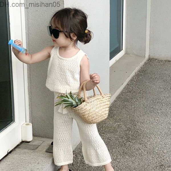 clothing sets clothing sets milancel summer kids clothes set children knitted vest trousers suit girls outwear 2pcs z230703, White
clothing sets clothing sets milancel summer kids clothes set children knitted vest trousers suit girls outwear 2pcs z230703, White