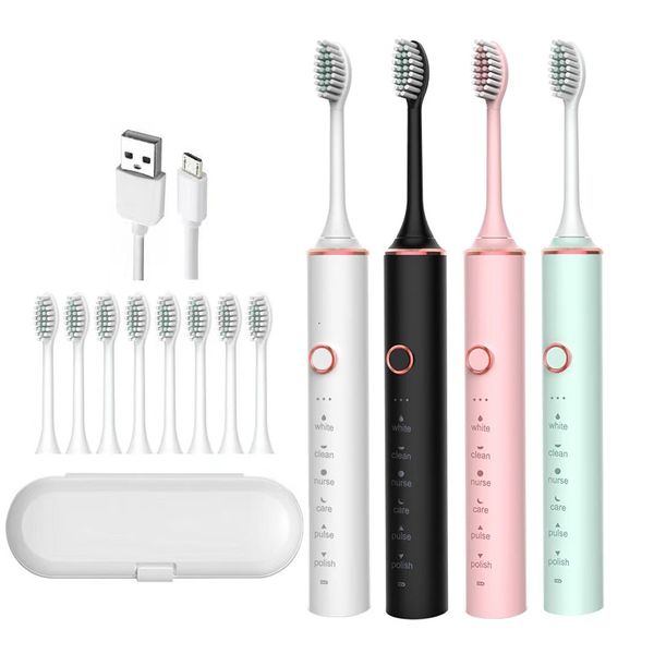 toothbrush ultrasonic electric toothbrush rechargeable usb for adults sonic automatic tooth brush teeth whitening with 48 replacement head 2
toothbrush ultrasonic electric toothbrush rechargeable usb for adults sonic automatic tooth brush teeth whitening with 48 replacement head 2