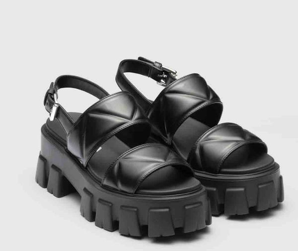 summer wedges brushed women sandals black white leathers heel monolith leather platform sandal triangle logo-designers ankle strap flat with
summer wedges brushed women sandals black white leathers heel monolith leather platform sandal triangle logo-designers ankle strap flat with
