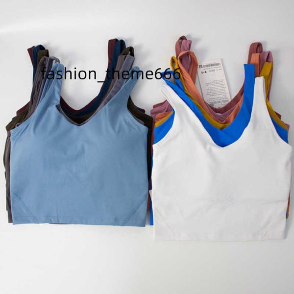lu-088 women's sports bra fitness running yoga vest sleeveless u-shaped chest pad outdoor jogging quick dry breathable yogas bra 2022 s, Black
lu-088 women's sports bra fitness running yoga vest sleeveless u-shaped chest pad outdoor jogging quick dry breathable yogas bra 2022 s, Black