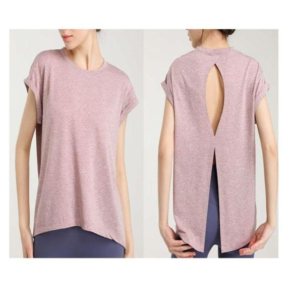 t-shirt style hollow beauty back temperament quick drying sportswear fashion lu yoga clothes lightweight and breathable running fitness wome, White;red
t-shirt style hollow beauty back temperament quick drying sportswear fashion lu yoga clothes lightweight and breathable running fitness wome, White;red