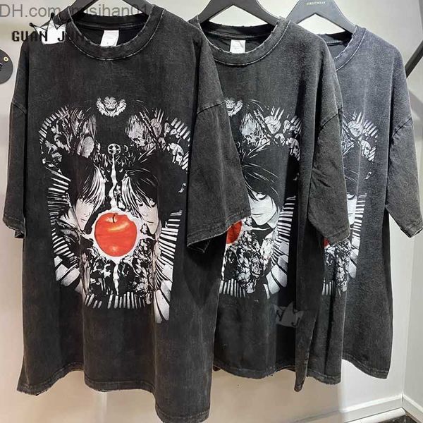 men's t-shirts men s t shirts anime death note printed t shirt men retro washed 100 cotton tees harajuku tshirt streetwear hip hop mal, White;black
men's t-shirts men s t shirts anime death note printed t shirt men retro washed 100 cotton tees harajuku tshirt streetwear hip hop mal, White;black