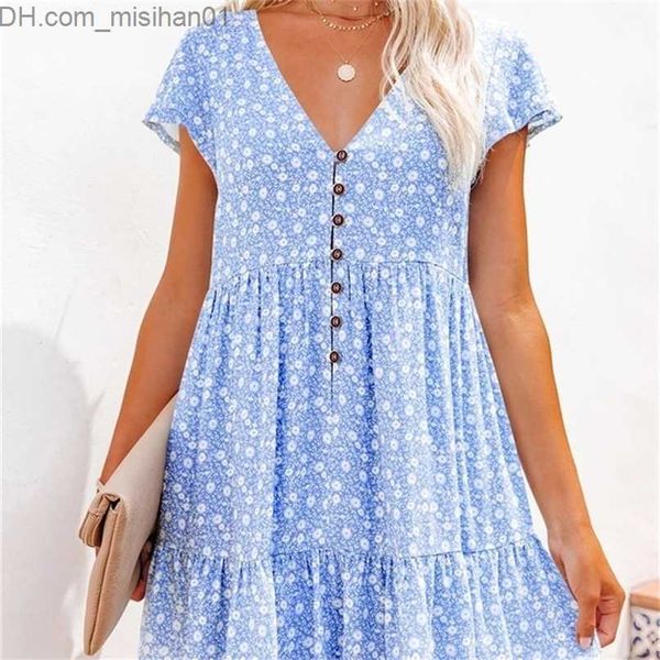 casual dresses summer boho floral mini dress women v-neck short sleeve casual loose chiffon dresses fashion ruffles woman sundress 220531 z2, Black;gray
casual dresses summer boho floral mini dress women v-neck short sleeve casual loose chiffon dresses fashion ruffles woman sundress 220531 z2, Black;gray