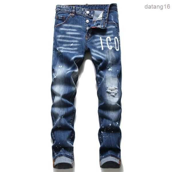 stree dsquare luxury designer d2 men denim jeans embroidery pants fashion holes trousers mens clothing us size 28-38 4 s4re, Blue
stree dsquare luxury designer d2 men denim jeans embroidery pants fashion holes trousers mens clothing us size 28-38 4 s4re, Blue
