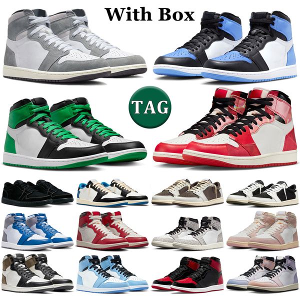 with box 1 basketball shoes men women 1s low olive unc toe washed black phantom spider verse lucky green lost and found patent bred mens tra
with box 1 basketball shoes men women 1s low olive unc toe washed black phantom spider verse lucky green lost and found patent bred mens tra