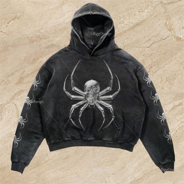 men's hoodies sweatshirts spider print oversized hoodie men punk sport loose coat harajuku gothic zip streetwear long sleeve korean fas, Black
men's hoodies sweatshirts spider print oversized hoodie men punk sport loose coat harajuku gothic zip streetwear long sleeve korean fas, Black