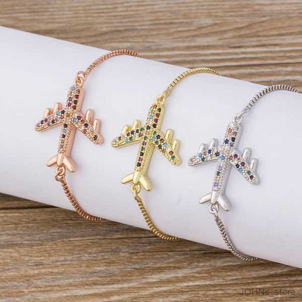 pendant new arrival copper aircraft chain bracelet for women adjustable charm fly plane bangle jewelry wedding trip gift r230703, Silver
pendant new arrival copper aircraft chain bracelet for women adjustable charm fly plane bangle jewelry wedding trip gift r230703, Silver