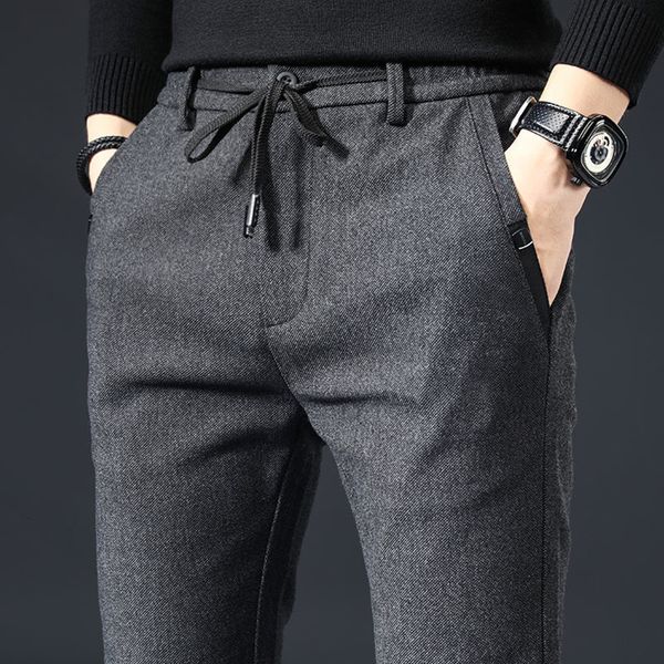 men s pants plus fleece thicken casual sport streetwear fashion autumn winter male clothing solid full straight trousers 230701, Black
men s pants plus fleece thicken casual sport streetwear fashion autumn winter male clothing solid full straight trousers 230701, Black