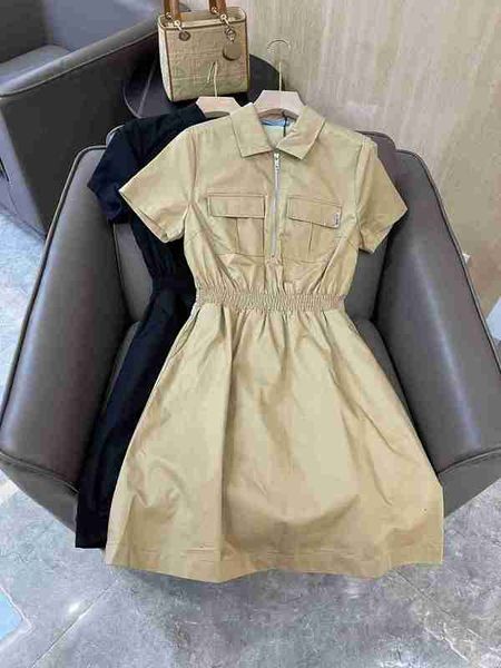 basic & casual dresses designer temperament simple casual lapel with half zipper and double pockets, elastic waist, slim fitting short sleev, Black;gray
basic & casual dresses designer temperament simple casual lapel with half zipper and double pockets, elastic waist, slim fitting short sleev, Black;gray