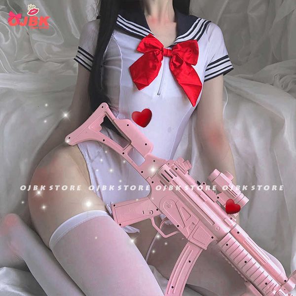 set ojbk new costumes school girls cosplay exotic apparel for women short sleeves bodysuit adorable swimsuit with rosette 2022hkd230703, Black;white
set ojbk new costumes school girls cosplay exotic apparel for women short sleeves bodysuit adorable swimsuit with rosette 2022hkd230703, Black;white