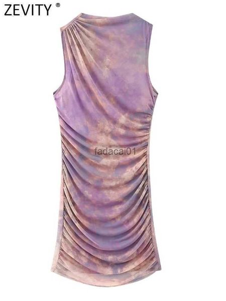 zevity 2023 new women fashion o neck sleeveless tie dyed print slim pleats mini dress female chic mesh yarn vest vestidos ds3928 l230621, Black;gray
zevity 2023 new women fashion o neck sleeveless tie dyed print slim pleats mini dress female chic mesh yarn vest vestidos ds3928 l230621, Black;gray