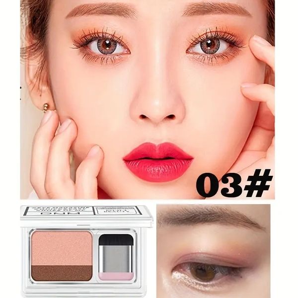 3 seconds eyeshadow palette , quick makeup double color gradient eyeshadow, easy applying long lasting waterproof eyeshadow palette shiny co
3 seconds eyeshadow palette , quick makeup double color gradient eyeshadow, easy applying long lasting waterproof eyeshadow palette shiny co