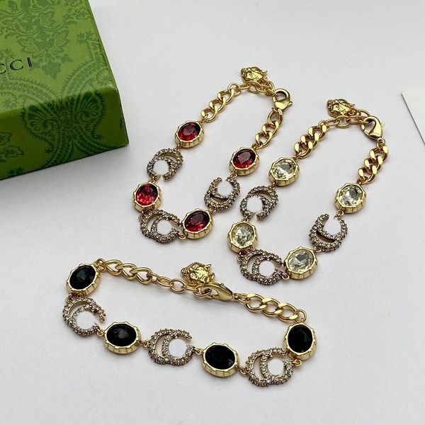 new designer women letter rhinestone twist chain retro bracelet brass material european and american temperament 100 arm bracelet, Golden;silver
new designer women letter rhinestone twist chain retro bracelet brass material european and american temperament 100 arm bracelet, Golden;silver