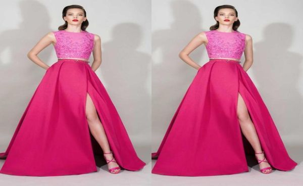 zuhair murad 2016 fuchsia lace and satin two pieces evening dresses split side with sequin prom gowns custom made china en1213724659, Black;red
zuhair murad 2016 fuchsia lace and satin two pieces evening dresses split side with sequin prom gowns custom made china en1213724659, Black;red