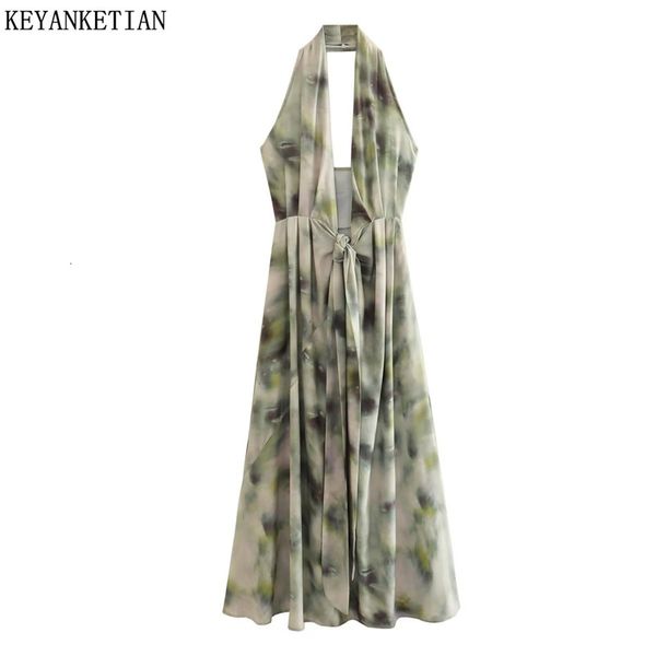 basic casual dresses keyanketian summer tie dye print halter dress with neck hanging women retro style slim sleeveless ankle length 230701, Black;gray
basic casual dresses keyanketian summer tie dye print halter dress with neck hanging women retro style slim sleeveless ankle length 230701, Black;gray