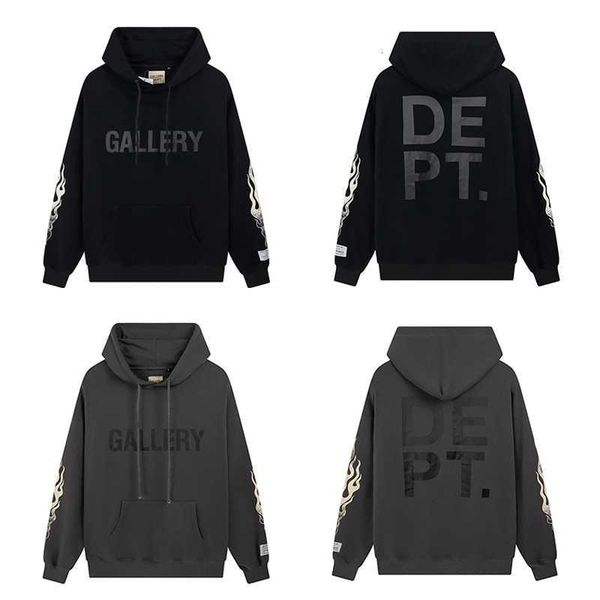 2023gallery dept flame kirin arm letter print high street trendy american high street couple hooded sweater, Black
2023gallery dept flame kirin arm letter print high street trendy american high street couple hooded sweater, Black