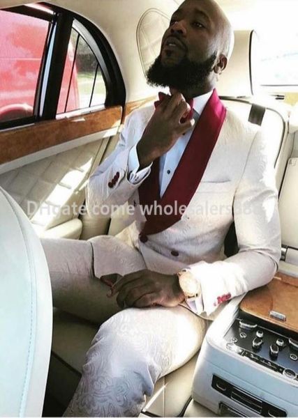 selling groomsmen white pattern groom tuxedos shawl wine lapel men suits side vent weddingprom man jacketpantstie 2612532, Black;gray
selling groomsmen white pattern groom tuxedos shawl wine lapel men suits side vent weddingprom man jacketpantstie 2612532, Black;gray