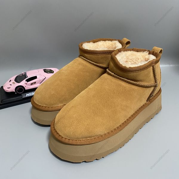 women winter ultra mini boot designer australian platform boots for men real leather warm ankle fur booties 54mini 4cm luxurious shoe ankle, Black
women winter ultra mini boot designer australian platform boots for men real leather warm ankle fur booties 54mini 4cm luxurious shoe ankle, Black