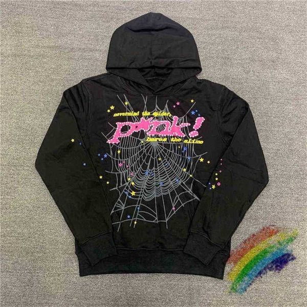 men's hoodies sweatshirts puff print sp5der hoodie men women heavy fabric spider web pullover g220908nq68, White;black
men's hoodies sweatshirts puff print sp5der hoodie men women heavy fabric spider web pullover g220908nq68, White;black