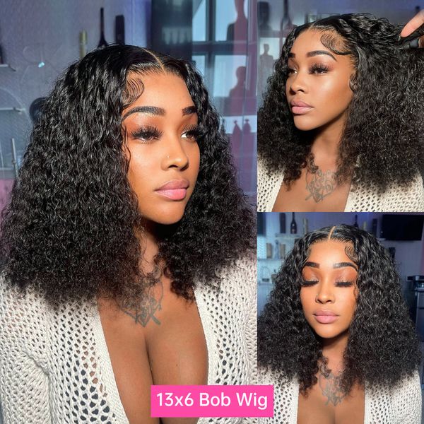 new design deep wave short bob 13x4 lace frontal wig 180% brazilian remy short curly human hair wigs t part lace closure wig for women, Black;brown
new design deep wave short bob 13x4 lace frontal wig 180% brazilian remy short curly human hair wigs t part lace closure wig for women, Black;brown