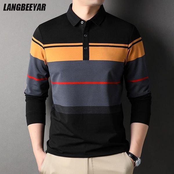 men's polos grade designer fashion brand striped luxury clothes for men polo shirt casual regular fit long sleeve clothing 230703, White;black
men's polos grade designer fashion brand striped luxury clothes for men polo shirt casual regular fit long sleeve clothing 230703, White;black