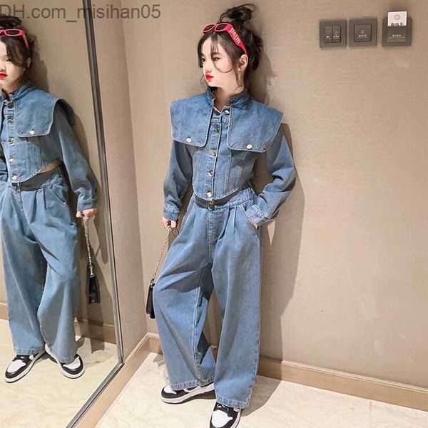 clothing sets clothing sets girls denim suit spring and autumn 2023 westernized children s spring two piece fashion jeans z230703, White
clothing sets clothing sets girls denim suit spring and autumn 2023 westernized children s spring two piece fashion jeans z230703, White