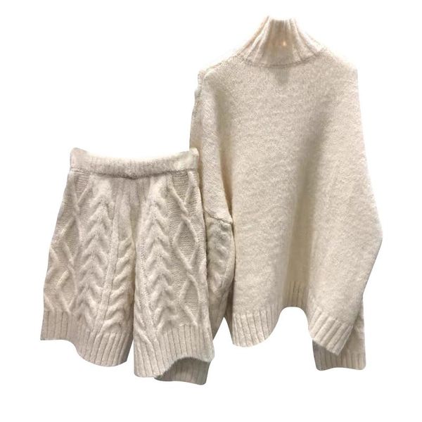 dress lyeeynnr streetwear knitted autumn conjunto femenino turtleneck long sleeve loose sweaters high waist drawstring shorts women, White
dress lyeeynnr streetwear knitted autumn conjunto femenino turtleneck long sleeve loose sweaters high waist drawstring shorts women, White