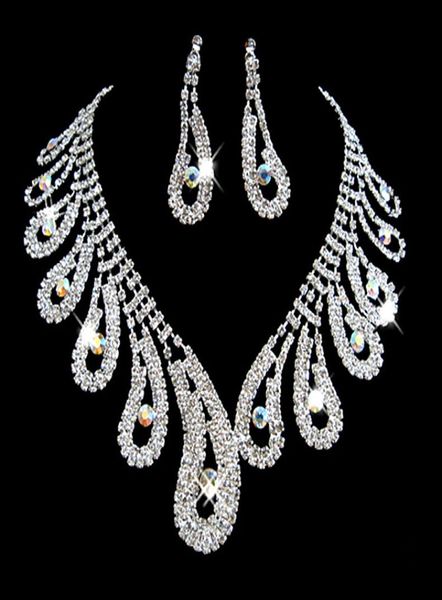 fashion rhinestones bridal jewelry sets silver crystals wedding necklaces and earrings for bride prom evening party accessories8701224, White
fashion rhinestones bridal jewelry sets silver crystals wedding necklaces and earrings for bride prom evening party accessories8701224, White