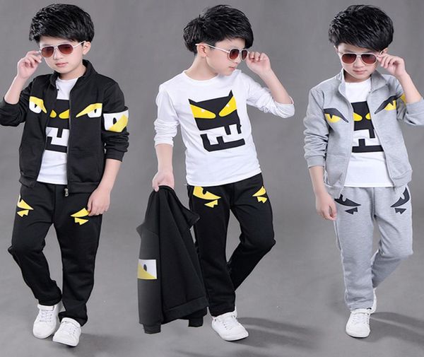 2019 spring 3pcs kids clothing big boys jacket coat pants tracksuit suits children sports outerwear long sleeve tshirt trous2789004, White
2019 spring 3pcs kids clothing big boys jacket coat pants tracksuit suits children sports outerwear long sleeve tshirt trous2789004, White