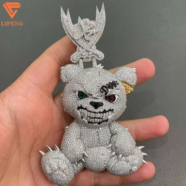 pass tester ice out moissanite 3d bear pendant hip hop jewelry 925 silver sterling silver custom ice out pendant
pass tester ice out moissanite 3d bear pendant hip hop jewelry 925 silver sterling silver custom ice out pendant