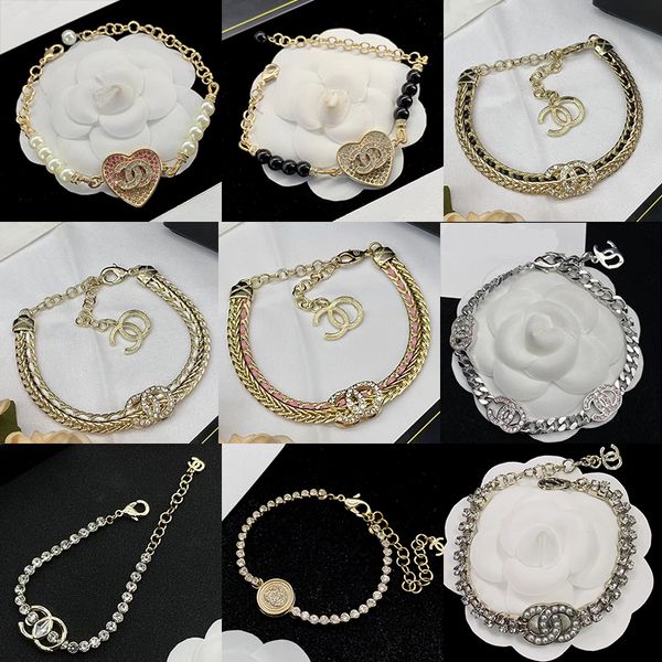 brand luxury colorful crystal leather bracelet fashion natural pearl cc bracelet for women classic designer bracelet wedding jewelry, Black
brand luxury colorful crystal leather bracelet fashion natural pearl cc bracelet for women classic designer bracelet wedding jewelry, Black