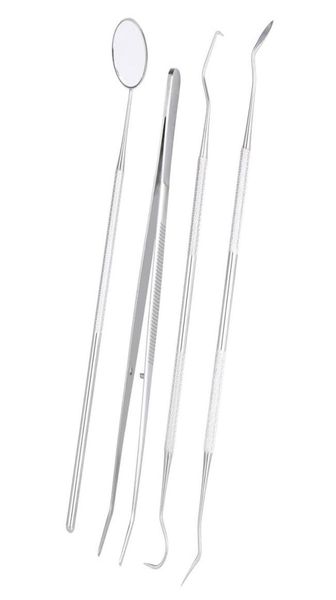 4pcspack dental hygiene tools kit dentist set dental probe mirror sickle scalers tweezers stainless steel teeth care cleaning6509040
4pcspack dental hygiene tools kit dentist set dental probe mirror sickle scalers tweezers stainless steel teeth care cleaning6509040