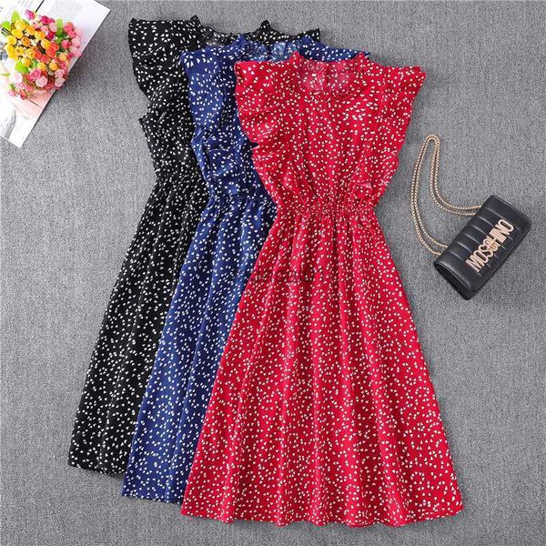 elegant ladies ruffles heart dot summer dress women midcalf sleeveless elastic waist spring dress l230621, Black;gray
elegant ladies ruffles heart dot summer dress women midcalf sleeveless elastic waist spring dress l230621, Black;gray