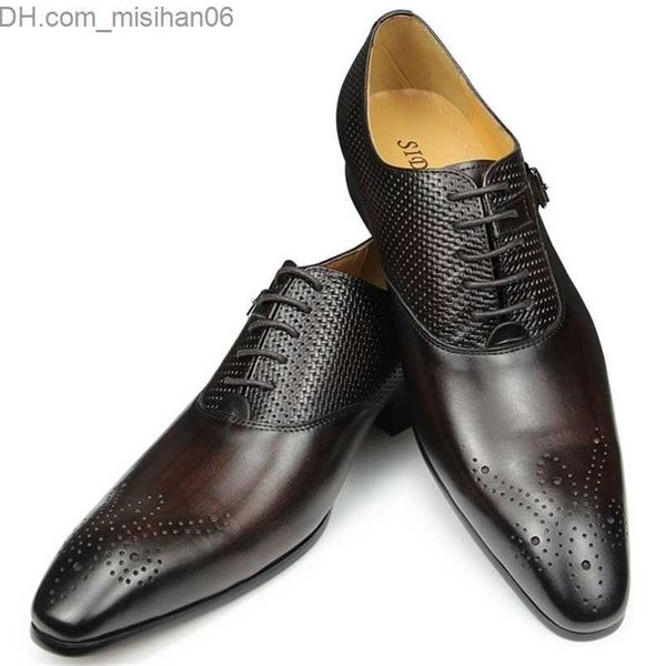 dress shoes dress shoes luxury mens business genuine leather fashion wedding oxfords lace-up pointed toe black green coffee brogues z230706
dress shoes dress shoes luxury mens business genuine leather fashion wedding oxfords lace-up pointed toe black green coffee brogues z230706