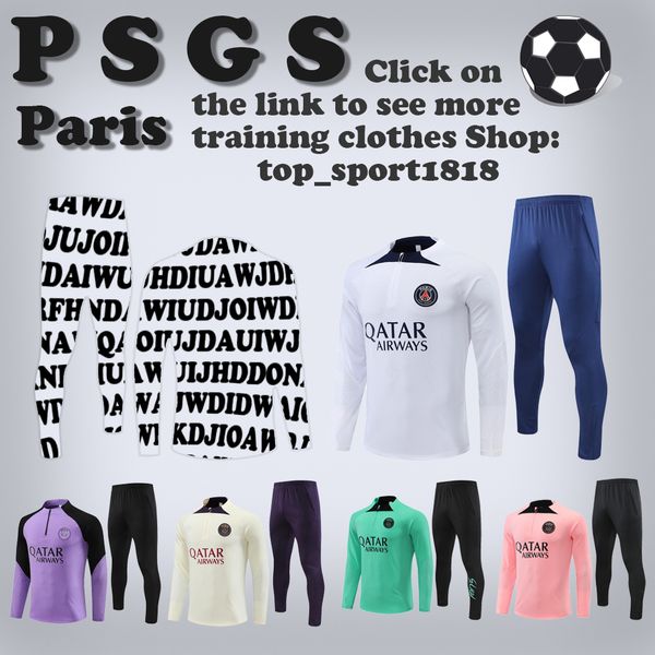 psgs paris tracksuit 2023 2024 mbappe kids and men 22 23 24 psgs training suit long sleeve football soccer jersey kit uniform chandal boys m, Black
psgs paris tracksuit 2023 2024 mbappe kids and men 22 23 24 psgs training suit long sleeve football soccer jersey kit uniform chandal boys m, Black