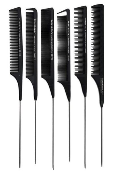 professional antistatic rat tail comb metal hair comb hair salon use hair beauty tool toni guy6110118, Silver 
professional antistatic rat tail comb metal hair comb hair salon use hair beauty tool toni guy6110118, Silver
