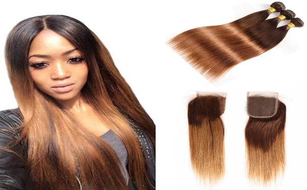 430 dark root brown blonde straight ombre human hair weave 34 bundles with lace closure brazilian virgin hair extensions9860088, Black;brown
430 dark root brown blonde straight ombre human hair weave 34 bundles with lace closure brazilian virgin hair extensions9860088, Black;brown