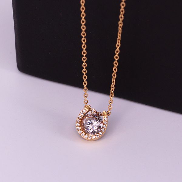 new korean u-shaped cnc micro-diamond pendant necklace fashion ol superflash zircon with diamond collarbone chain, Silver
new korean u-shaped cnc micro-diamond pendant necklace fashion ol superflash zircon with diamond collarbone chain, Silver