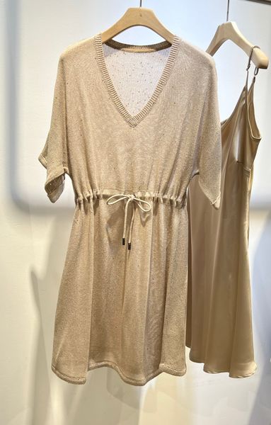 brunel luxury brands dress designer dresse women sequin silk linen v-neck dress with retro waistband a-line knit, Black;pink
brunel luxury brands dress designer dresse women sequin silk linen v-neck dress with retro waistband a-line knit, Black;pink