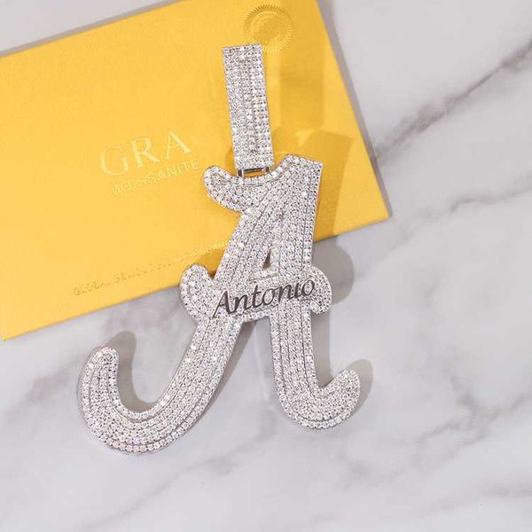 customized design letter a pendant s925 sterling solid silver vvs iced out moissanite diamond pendant for necklace jewelry
customized design letter a pendant s925 sterling solid silver vvs iced out moissanite diamond pendant for necklace jewelry