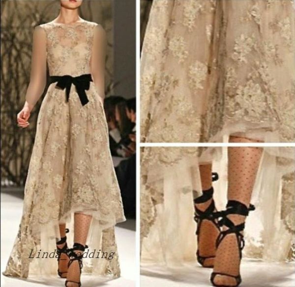 monique lhuillier designer lace evening dress high low with black sash runway special occasion dresse party gown5841058, Black;red
monique lhuillier designer lace evening dress high low with black sash runway special occasion dresse party gown5841058, Black;red