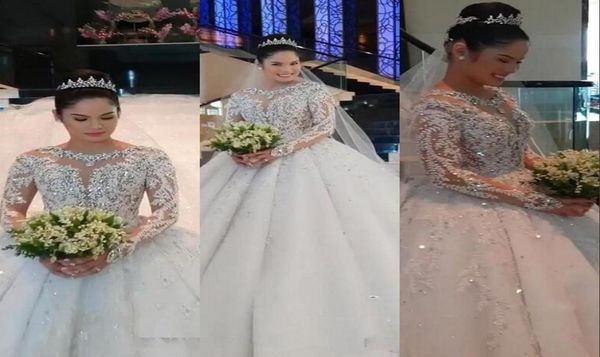 arabic luxury ball gown wedding dresses lace appliques long sleeves puffy jewel neck sequins beaded cathedral train formal br9142524, White
arabic luxury ball gown wedding dresses lace appliques long sleeves puffy jewel neck sequins beaded cathedral train formal br9142524, White