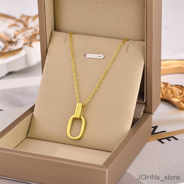 pendant trendy stainless steel chain necklace for women girls fashion simple titanium steel pendant vintage jewelry r230703, Silver
pendant trendy stainless steel chain necklace for women girls fashion simple titanium steel pendant vintage jewelry r230703, Silver