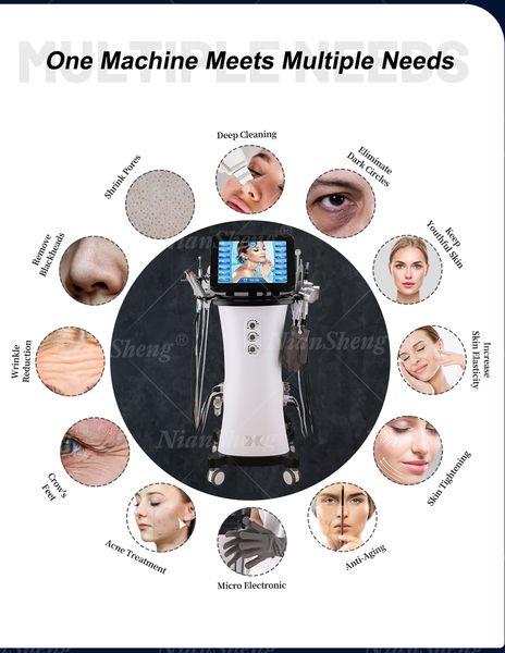 hydra dermabrasion 15 in 1 diamond handle hydrawater microneeding peel machine, Black;white
hydra dermabrasion 15 in 1 diamond handle hydrawater microneeding peel machine, Black;white