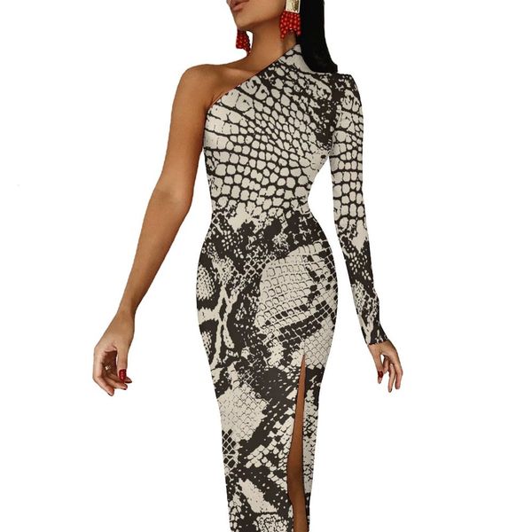 basic casual dresses snakeskin bodycon dress spring greys and silvers print night club side split long sleeve custom party 230701, Black;gray
basic casual dresses snakeskin bodycon dress spring greys and silvers print night club side split long sleeve custom party 230701, Black;gray