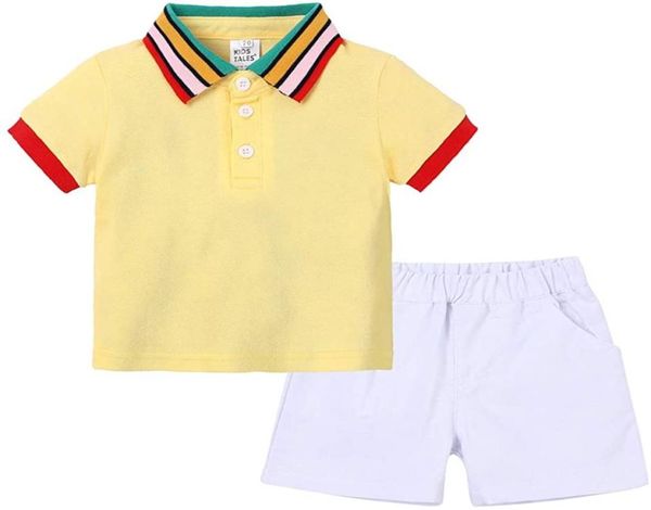 summer toddler boys fashion clothes set kids cotton lapel polo tshirt shorts 2pcs clothes for baby boys casual sets9210424, White
summer toddler boys fashion clothes set kids cotton lapel polo tshirt shorts 2pcs clothes for baby boys casual sets9210424, White