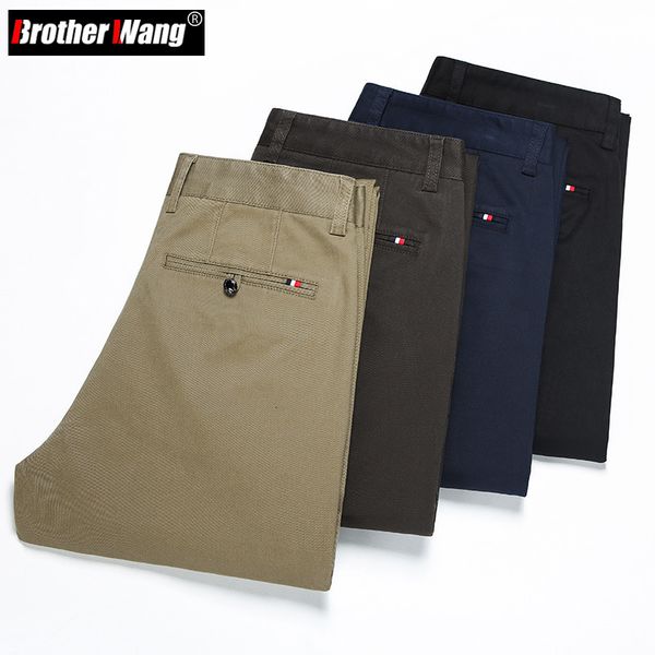 men s pants 4 color business regular fit casual 2023 autumn stretch cotton straight leg trousers male brand clothing 230701, Black
men s pants 4 color business regular fit casual 2023 autumn stretch cotton straight leg trousers male brand clothing 230701, Black