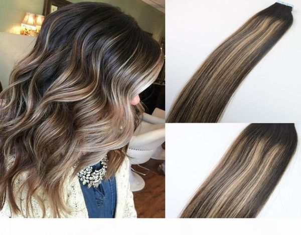 100gram colored 2327 blonde highlight ombre hair balayage skin weft seamless brazilian virgin hair extensions tape in hair exte4120276, Black
100gram colored 2327 blonde highlight ombre hair balayage skin weft seamless brazilian virgin hair extensions tape in hair exte4120276, Black